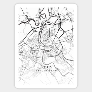 Bern Switzerland City map Sticker